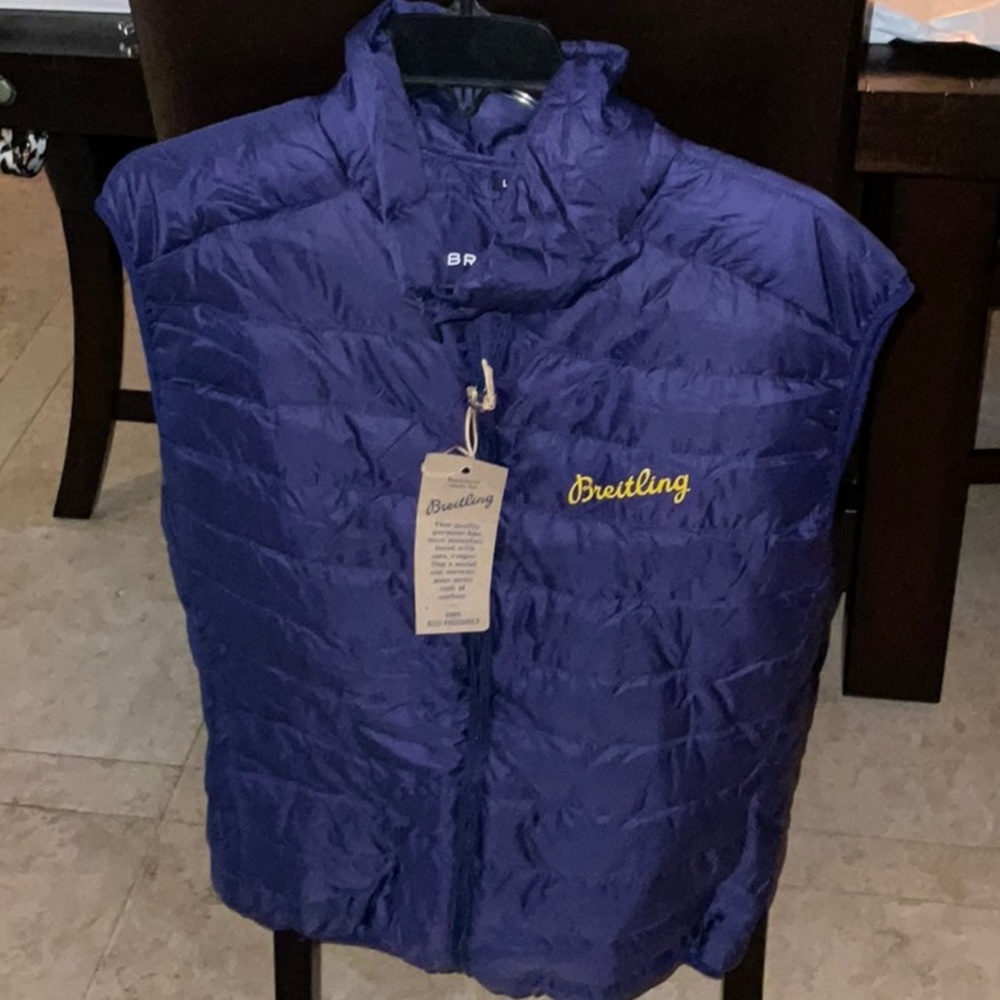 Breitling Puffer Vest with carrying bag